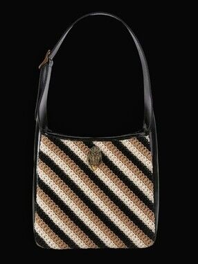 Kurt Geiger London Woven Hobo Bag With Pouch